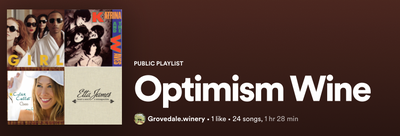 Optimism Wine Music Pairings