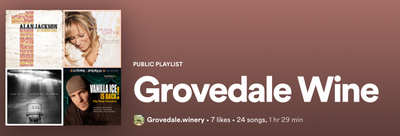 Grovedale Wine Music Pairings